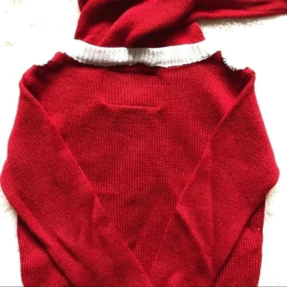 Christmas  Santa Hooded Sweater Toddler Size 2T - Picture 15 of 16